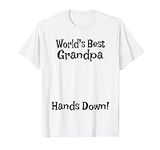 World's Best Grandpa Hands Down Mak