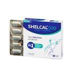 Torrent Shelcal 500 Calcium Tablets With Vitamin D3 | For Healthy And Strong Bone, Joint & Muscles | India'S No.1 Doctor'S Prescribed Calcium Supplement - 75 Tab - Torrent Pharma