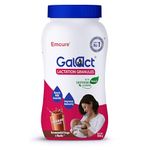Galact Granules for Breastfeeding - Lactation Supplement with Shatavari to increase breast milk - Chocolate flavor 600g | Monthly Pack | 2 Scoops per serving with milk | Galact Granules for Breastfeeding| From Emcure Pharmaceuticals Ltd.