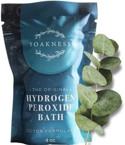 Hydrogen Peroxide Epsom Bath Salts - Soaking Aid, Energize, Detox, Cleanse, and Relaxation (1) Pack