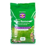 Richard Jackson Flower Power Moss Remover & Lawn Feeder, Organic Premium High Potash Formula, No Rake Easy to Apply, Treats up to 100 Sqm of Grass - 5kg Bag