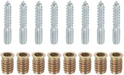 uxcell M8x50mm Hanger Bolts, 8pcs 3