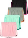 Resinta 4 Pack Youth Girls Athletic