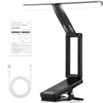 CAHAYA Rechargeable LED Music Stand Clip-on Light Music Stand with Clamp 10 LEDs Bright Foldable Cordless Portable Light 2 Modes 6 Hours Duration, CY0240