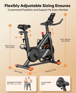 Toputure Exercise Bike – Indoor Cycling, 2025 Model
