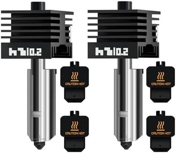 Sahvaim 0.2MM Bamboo Lab H2D Hotend Kit, Upgraded High Temp and Quick Swap Hardened Steel Nozzle Replacement 3D Printer Extruder Print Head with 2Pcs Silicone Sock for H2D Combo/A1/A1MINI(2Packs)