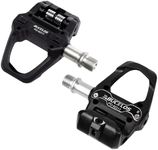 BUCKLOS Look Delta, SPD Spin Bike Bicycle Clip Pedals - Compatible with Peloton & Shimano SPD Fit Road Bike/Indoor Outdoor Cycling (9/16'' Clips Pedal Replacement)