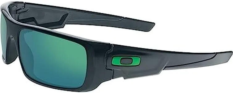 Oakley Crankshaft Sunglasses, Black Ink/Jade Irid, One Size