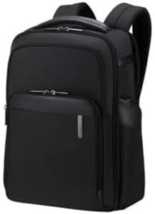 Samsonite Evosight 14.1 inch Laptop Compatibility 95% RECYCLED PET 5% PU Backpack for Office in Black