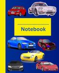 ................... Notebook: Car themed notebook for kids | 110 pages, 7.5 x 9.25'