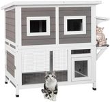 PetsCosset Cat House Outdoor Weathe