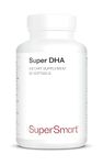 Supersmart - Super DHA 310 mg - Docosahexaenoic Acid, Eicosapentaenoic Acid - Natural Omega-3 Formula - Manufactured from Certified Sustainable Marine Sources - Non-GMO - 90 Softgels