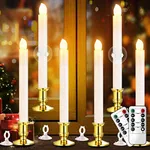YAUNGEL Christmas Window Candles, 6