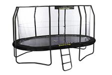 Jumpking JumpPod Oval Trampoline ❘ Outdoor Garden Trampoline For Adults & Kids, Great For Fun, Exercise and Weight Loss, Revolutionary POD™ Connector & 10 Year Frame Warranty, Trampoline With Net