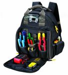 Custom Leathercraft L255 Tech Gear 53 Pocket Lighted Back Pack