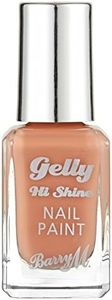 Barry M Gelly Hi Shine Nail Paint, Peanut Butter, 10ml