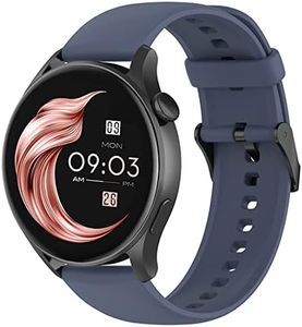 Moorovgi Correa Compatible con AGPTEK LW11 Reloj Inteligente Deportivo 1.3 Pulgadas,Correa de Silicona de 22 mm para Hombres y Mujeres [para AGPTEK LW11] (Azul&Gris)