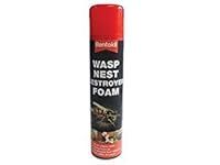 Rentokil 3 x Wasp Destroy Foam Aerosol 300ml