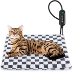 MIXJOY Heated Cat Bed, 11 Adjustabl