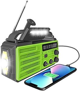 Wind Up Radio Emergency Solar Hand Crank Radio, CCHKFEI 8000mAh-Wind Up Torch Portable AM/FM/NOAA Weather Radio Flashlight Motion Sensor Reading Lamp,Double USB Phone Charger,SOS Emergency Radio