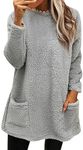 Customer Service Chat Online Now,Amaon Warehouse Sale Clearance Ofertas Relampago,Sweatshirts For Women Comfort Hoodie For Anxiety Long Sleeve Winter Shirts,Grey,3X-Large