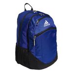 adidas unisex-adult Striker 2 Team Backpack, Royal Blue/Black/White, One Size, Striker Team Sports Backpack (28l) Durable Athletic Gym Laptop Bag for Boys/Girls