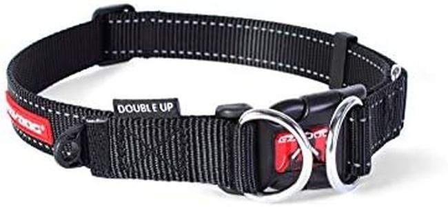 EZYDOG Collar [Authorized Dealer] Double Lock Collar, Black, for Large Dogs, L Size