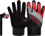 RDX Gym Weight Lifting Gloves, Workout Fitness Bodybuilding Competition Powerlifting Gloves, Exercise Wrist Support Strength Training, Men Women Home Gym