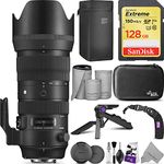 Sigma 70-200mm f/2.8 DG OS HSM Sports Lens for Canon EF with SanDisk 128GB SD Card & Altura Photo Advanced Accessory and Travel Bundle