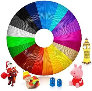Viosmut 3D Stift Filament 1,75 mm PLA, Pen 20 Farben, je 5M - Packung für Kinder & Erwachsene, Zubehör für ODRVM, Tecboss, Lovebay and 3D Drucker