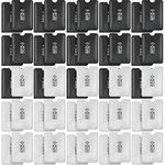 Molain RFID Blocking Sleeves, 50 Pieces RFID Card Holder Identity Credit Card Sleeves Set Card Protector for Women Men(25 Black+25 White)