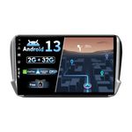 JOYX Android 12 IPS Car Stereo For Peugeot 2008/208 (2012-2018) - Built-in Carplay + Android Auto - 2G+32G - Rear Camera FREE - 10.1 Inch 2 Din - Steering Wheel DAB Fast-boot WIFI DSP Split-Screen