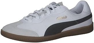 Puma 106696 Soccer Cleat, King 21, 24 Spring Summer Colors Puma White/Puma Black/Gum (02), 24.5 cm