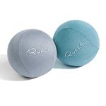 RYACO 2PCS Hand Exercise Gel Stress Balls Set, Soft & Hard Gel Balls Set of 2 for Adults & Kids - Anxiety Relief, Resistance Training, Easy Squeeze, Grip Strength