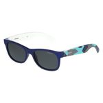 Polaroid Kids' P0300 Y2 T6D Sunglasses, Bluette Camouflage Blue/Grey Polarized, 43