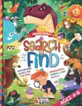 Search and Find book for children ages 4-8: I Spy Animals and Dinosaurs Educational Concentration games, Fun Games activity puzzle book for improving attention and focus.