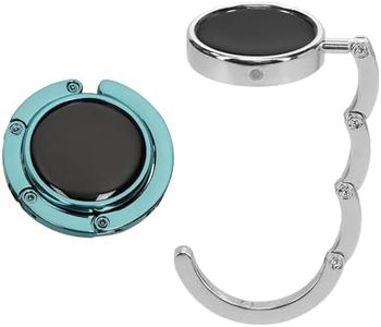 kwmobile Purse Hanger for Table (Set of 2) - Purse Hook for Table - Folding Handbag Hanger - Portable Table Bag Holder