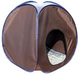 Homecute Soft & Light Weight, Foldable Pet Tent/Kennel/House/Hut for Cats/Kitten/Puppies & Dogs | Comfort Zone for Pets. (Brown)