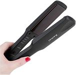 ozk Straightening Irons Fast Heating Flat irons Professional Tourmaline Ceramic Plate Hair Straightener electric hot comb