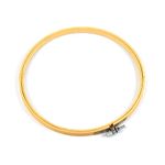 YCDC Embroidery Hoop Set, Cross Stitch Bamboo Circle Rings, 7inch(Diameter 18cm) for Embroidery, Home Cross Stitch Art, Handcraft, Sewing, Kids Patience Tutoring, with Easy Sandwiching Knob, 1Pc