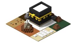 TAKVA DEENBLOCKS HAJJ Pilgrimage to Makkah Building Blocks Ramadan gift, Toy, Hajj Gift, Kaaba bricks,Islamic educational game for adults/families/kids/children