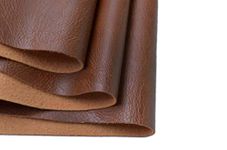 Wento Thick 1 Yard Faux Leather Fabric Soft Skin Grain PU Leather Fabric for Furniture Cover Reupholster Sofa Chairs Cushiones Vinyl Upholstery Fabric (1yard,Brown)