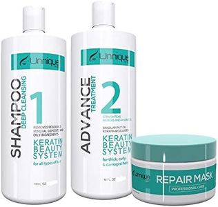 UNNIQUE Advanced Keratin Treatment - Professional Smoothing System Engineered for Kinkee Hair to Achieve Predictable Smoothness and Long-Lasting Frizz Control
