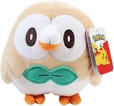 Pokémon Legends: Arceus 8" Rowlet Plush - Officially Licensed - Quality & Soft Stuffed Animal Toy - Add Rowlet to Your Collection! - Great Gift for Kids, Boys, Girls & Fans of Pokemon