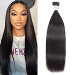 Beauty Forever Straight Hair 1 Bundle 95g~100g Brazilian Hair 100% Unprocessed Human Virgin Hair Extensions (24)