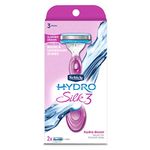 Schick Hydro Silk 3 Razors for Women with 2 Razor Blades Refills