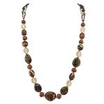 Bocar Long Beaded Necklace for Women Handmade Fashion Costume Chain Jewelry Gift