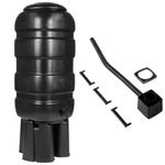 Hardys 100L Slimline Garden Water Butt with Stand and Tap, UK Made - Lid & Rainwater Diverter Kit Included - Waterbutt for Garden & Decking - Recycled Plastic, Easy to Set Up