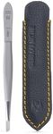 GERMANIKURE Slanted Tweezers in Leather Case - Made in Solingen Germany