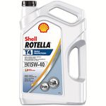 Shell Rotella T4 Triple Protection Conventional 15W-40 Diesel Engine Oil (5L, Single Pack)